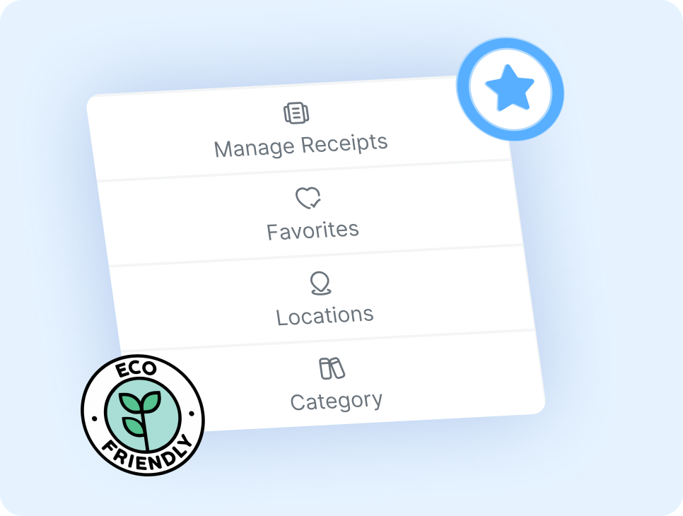 Manage Receipts